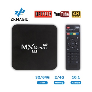 MXQ PRO TV Box Android 10.1 4K 1G + 8G/4G+64G Thiết bị chuyển đổi TV thường thành Smart Tivi Box