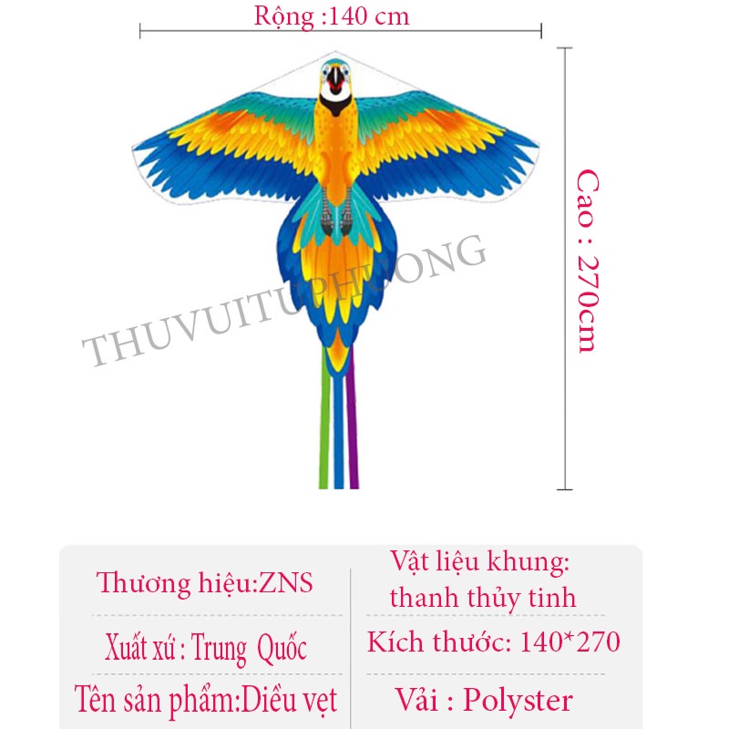 DIỀU VẸT-DIỀU HÌNH CON VẸT