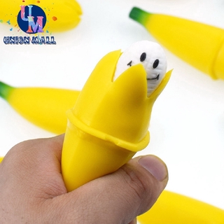 Đồ chơi squishy hình quả chuối bóp xả stress cao cấp dành cho người lớn và trẻ em