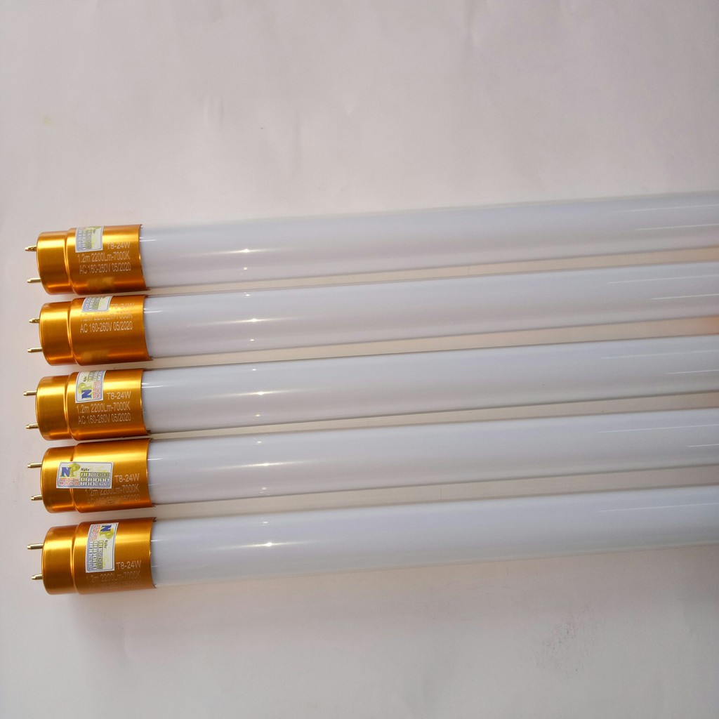 Bóng Tuýp LED T8 1.2m 24W Siêu Sáng Bóng Đầu Nhôm Tản Nhiệt Rất Tốt | BigBuy360 - bigbuy360.vn