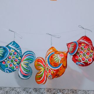 Lồng đèn Trung thu giấy kiếng hình con cá