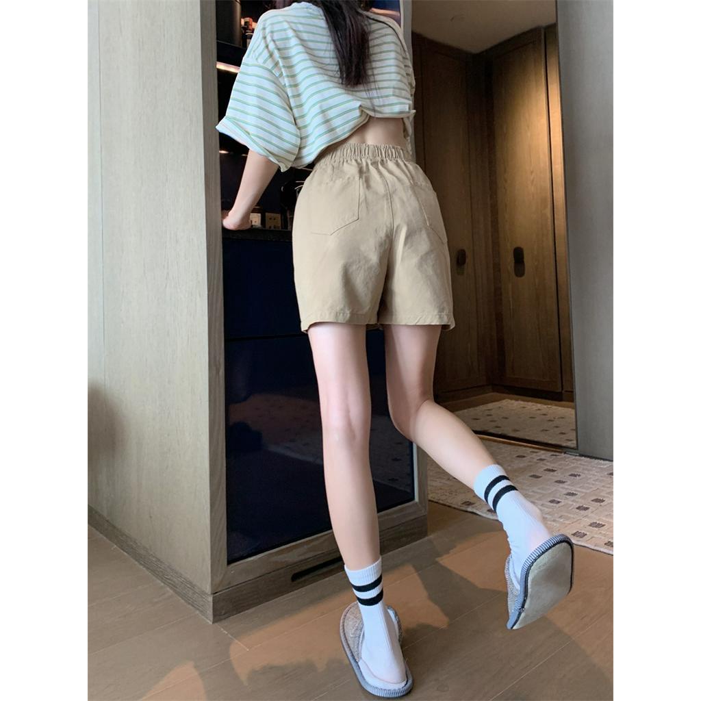 Quần Short Ống Rộng Lưng Thun Thời Trang Mùa Hè Năng Động 64242