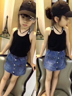 Áo thun bé gái hàng Qc