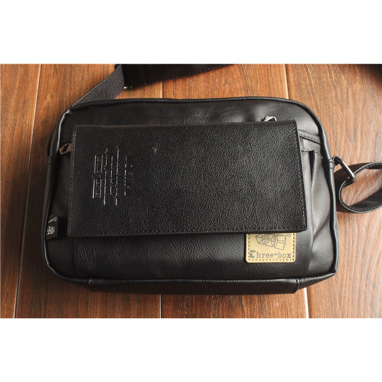 [Da đẹp] Túi da đeo chéo lịch lãm cho nam T6371