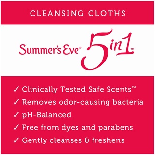 Hàng mỹ khăn lau phụ nữ summer s eve cleansing cloths 16 cái - ảnh sản phẩm 2