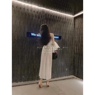 Đầm maxi ren sát nách