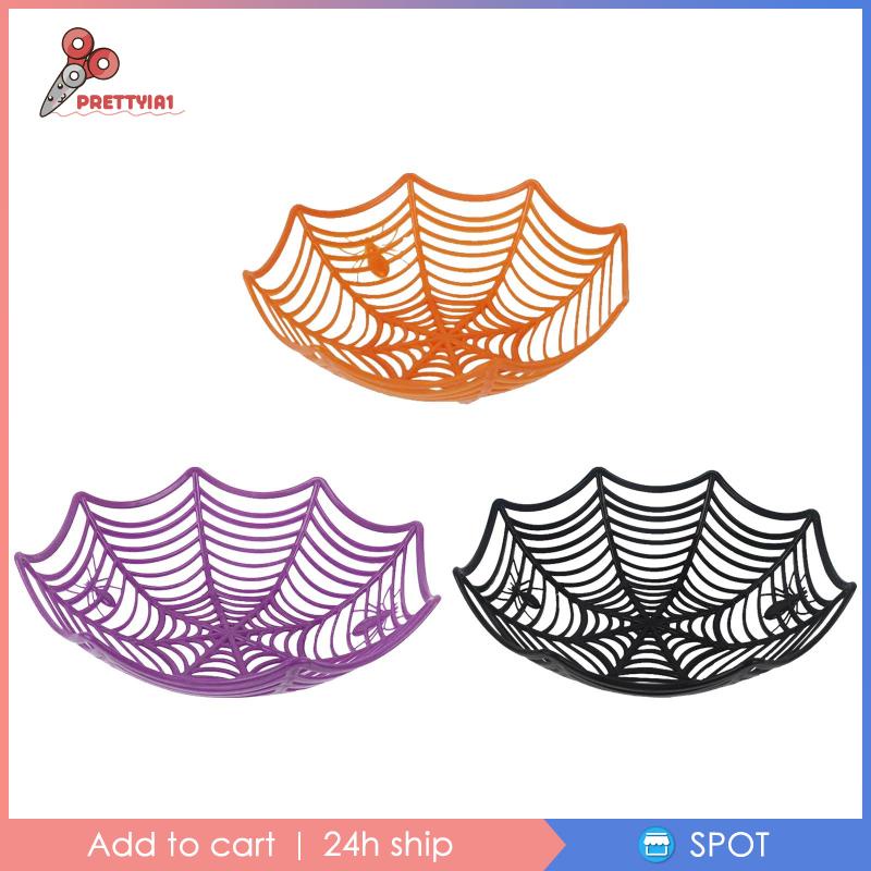 [Prettyia1] Giỏ Đựng Trái Cây / Đồ Ăn Vặt Trang Trí Halloween