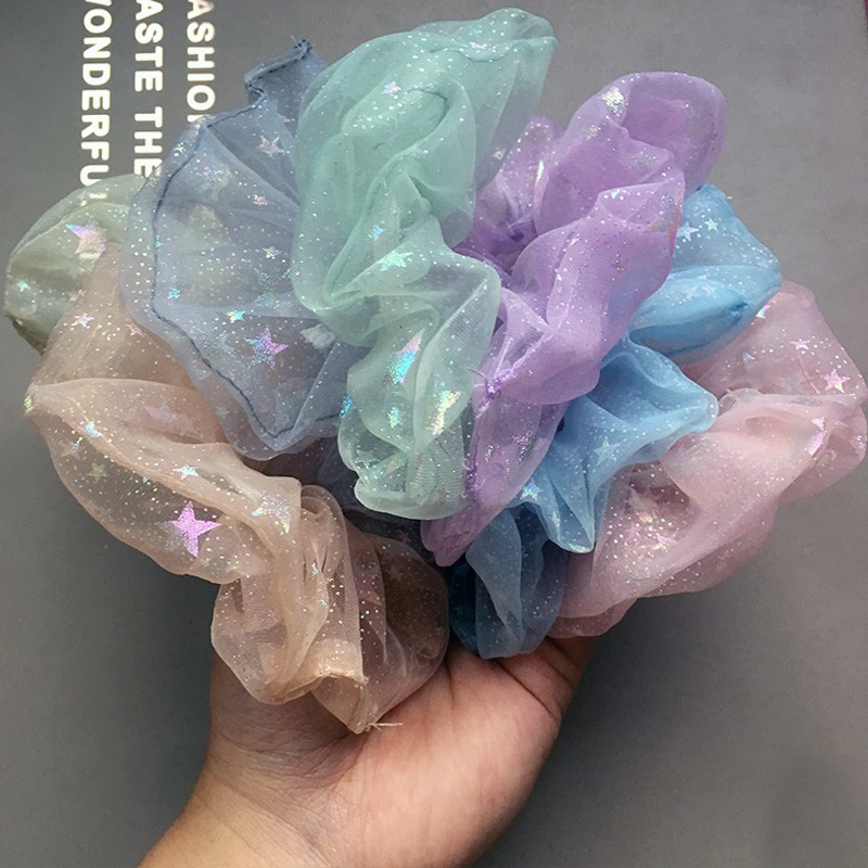 [Mã FASHIONCB231 hoàn tối đa 30K xu đơn 99K] Dây buộc tóc hình ngôi sao xinh xắn cho nữ