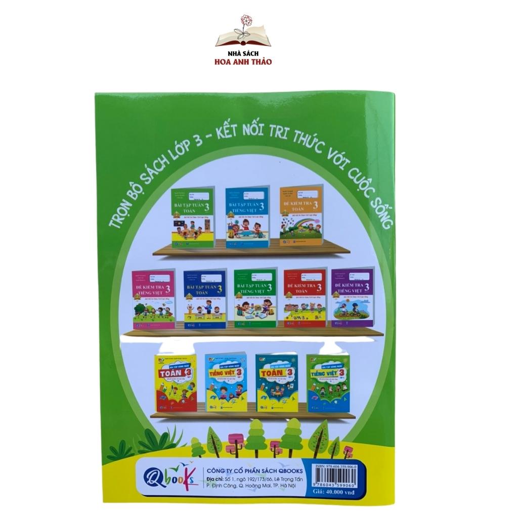 Sách - Combo Bài Tập Tuần và Đề Kiểm Tra Toán - Tiếng Việt Lớp 3 - Tập 1 - Kết Nối Tri Thức Với Cuộc Sống