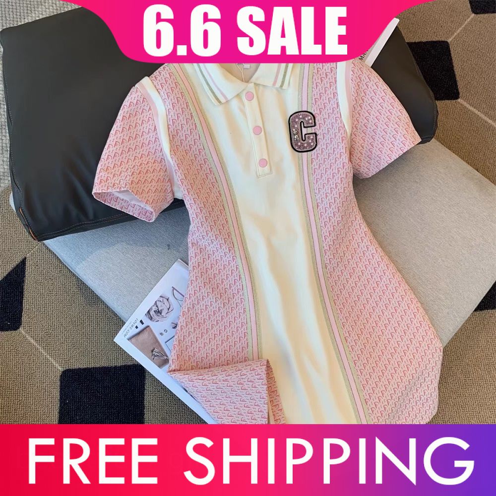 Đầm polo dáng ôm phong cách Pháp thời trang mới mùa hè cho bạn nữ