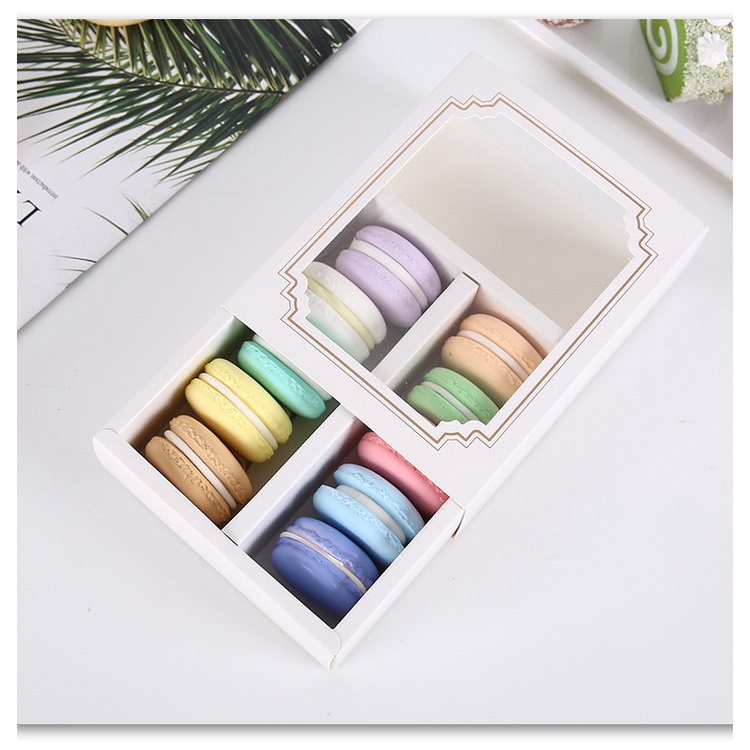 Hộp Đựng Bánh Macaron Bằng Giấy Tiện Dụng