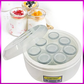 Máy làm sữa chua chefmen 8 cốc thủy tinh phục vụ khách hàng