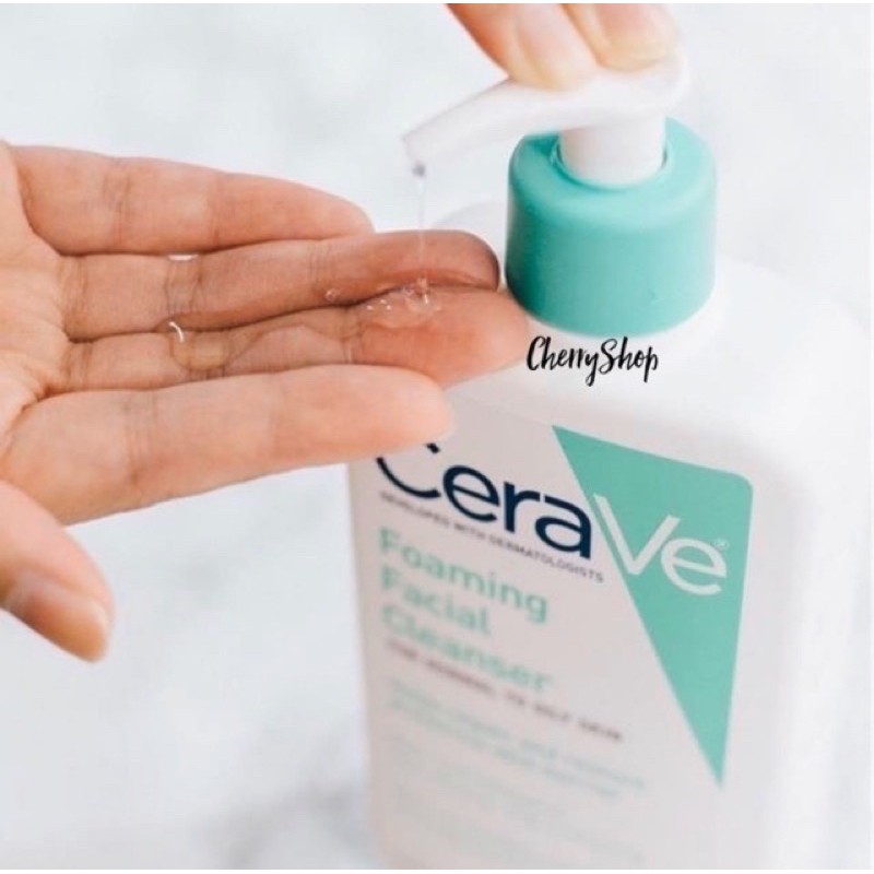 [Hàng USA] Sửa Rửa Mặt Dành Cho Da Dầu CeraVe Foaming Facial Cleanser Oil Control | BigBuy360 - bigbuy360.vn