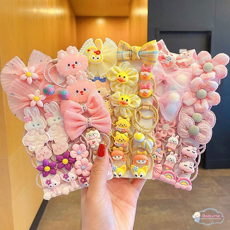 Set 20 KẹP TóC HìNh Nơ Dễ Thương Cho Bé GáI