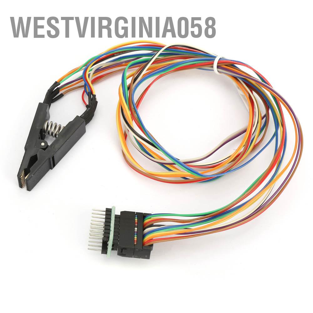 Westvirginia058 Kẹp kiểm tra lập trình SOP16 SOIC16 16 chân kẹp IC đến DIP8 Flash Clip