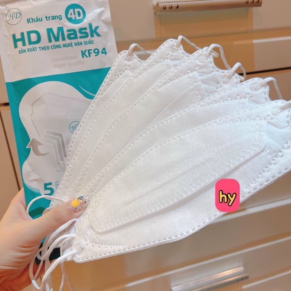 Khẩu Trang Người Lớn 4D Mask Hàn Quốc Cao Cấp - Combo 3c