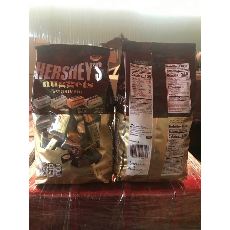 CHOCOLATE HERSHEY’S HỖN HỢP 4 VỊ NUGGETS