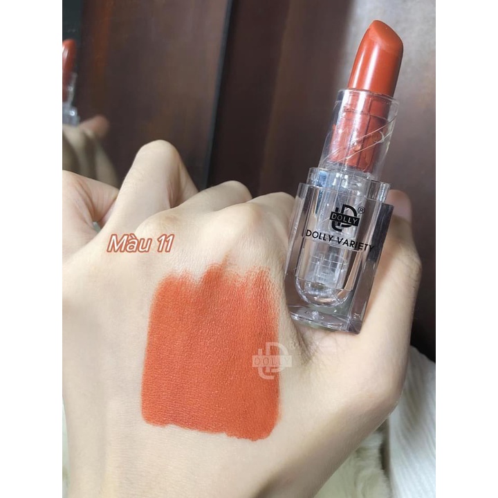 Son Sáp DOLLY siêu lì, mượt môi, dưỡng ẩm - Son Thỏi DOLLY