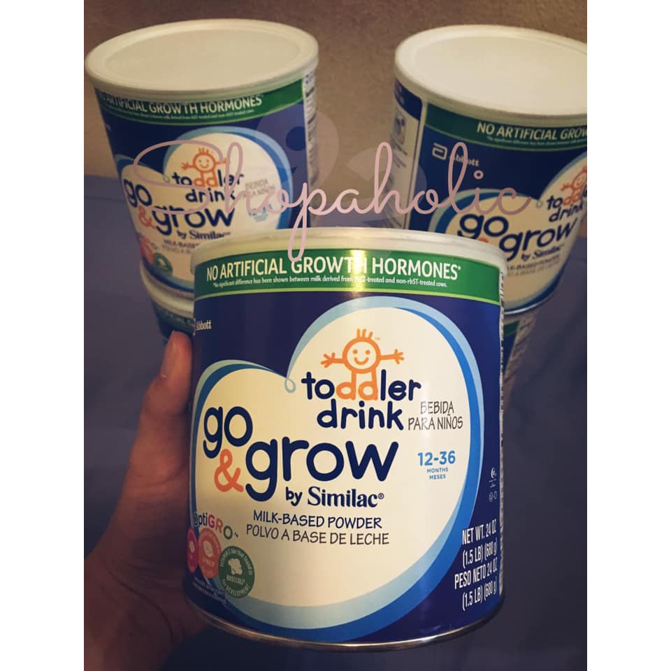 [có Bill Mỹ] Similac Go&Grow cho bé 12-36 Tháng  (680g)