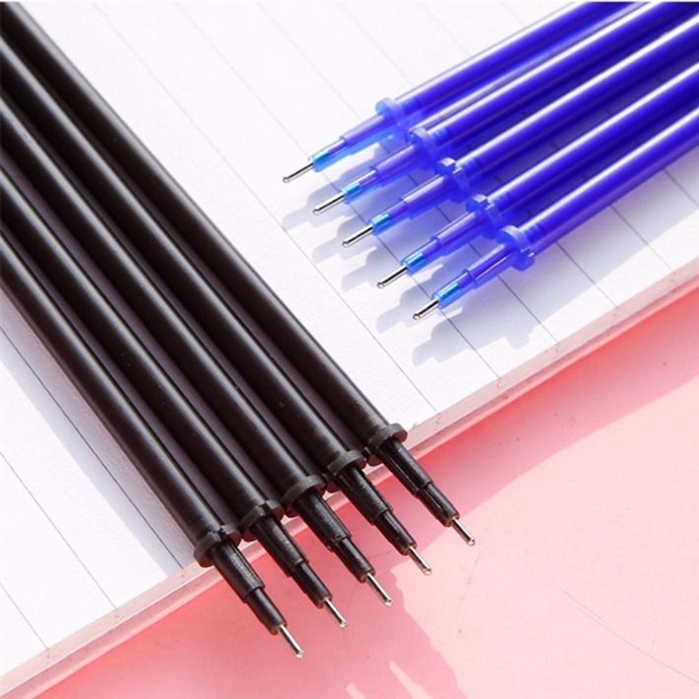 Combo 20 Ruột Bút Gel Xóa Được 13cm 0.5mm Màu Xanh Dương / Đen