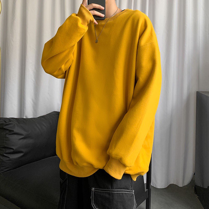 Áo Thun Nam Dài Tay Cổ Tròn 7 Màu Plus Size M-5xl