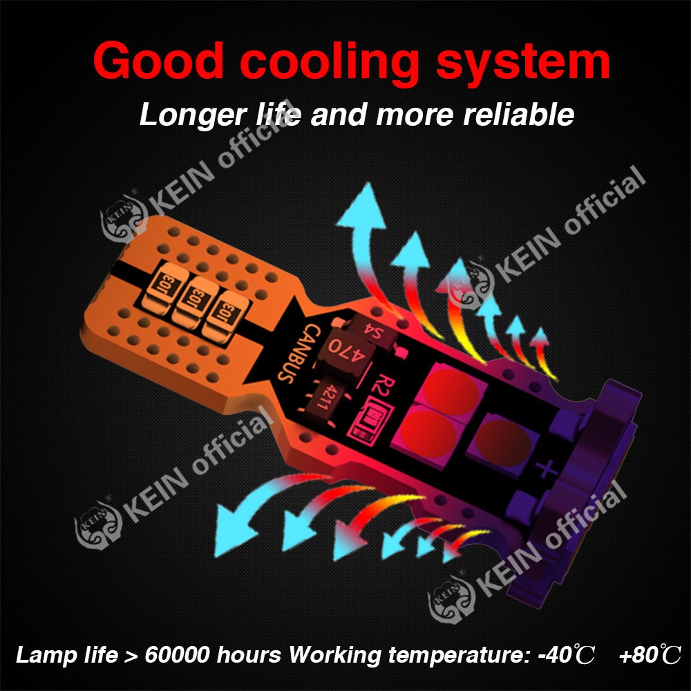 Bóng Đèn Led T10 W5W 194 168 501 Ánh Sáng Trắng Chuyên Dụng Dành Cho Ô Tô