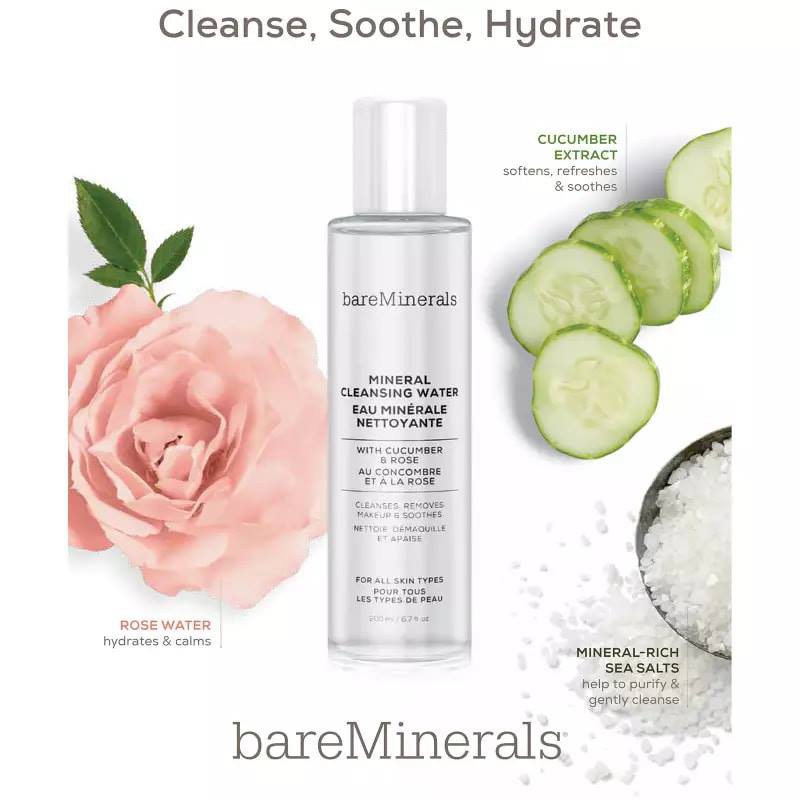 Toner khoáng BareMinerals Mineral Cleansing Water