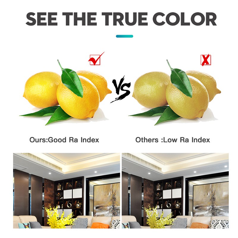 CANMEIJIA Đèn Led Gắn Tủ Chén/Nhà Bếp 20W Có Phích Cắm Cho Phòng Ngủ