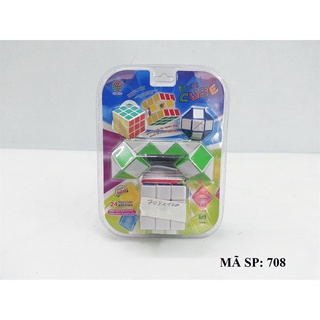 708 vĩ đồ chơi rubic 4 cái 3x3 3 hàng | vinh đồ chơi