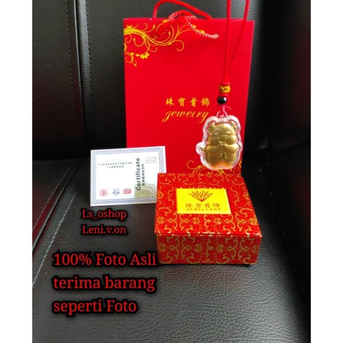 Dây Chuyền Vàng 24K Mặt Hình Con Trâu Hoàng Đạo Quà Tặng Năm Mới Cho Bé