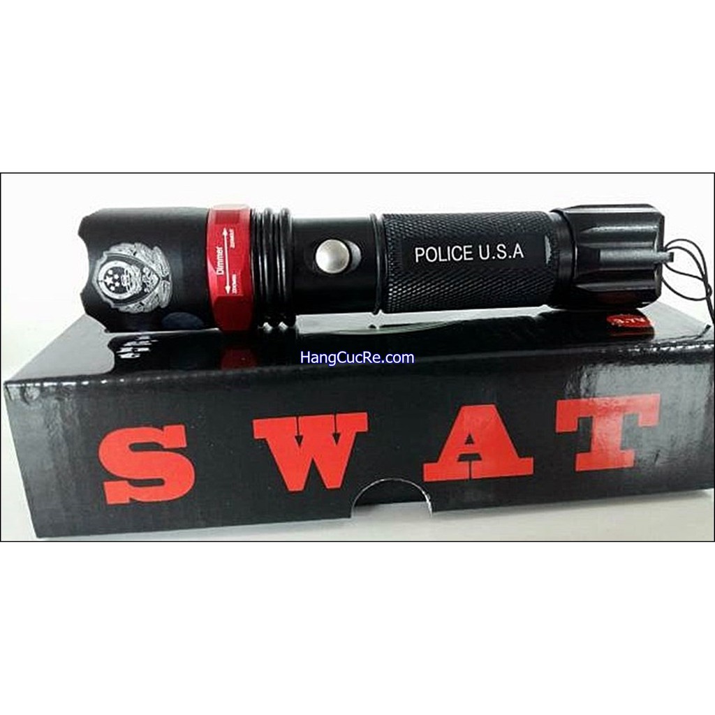 Đèn pin Siêu Sáng Police SWAT loại xịn full box