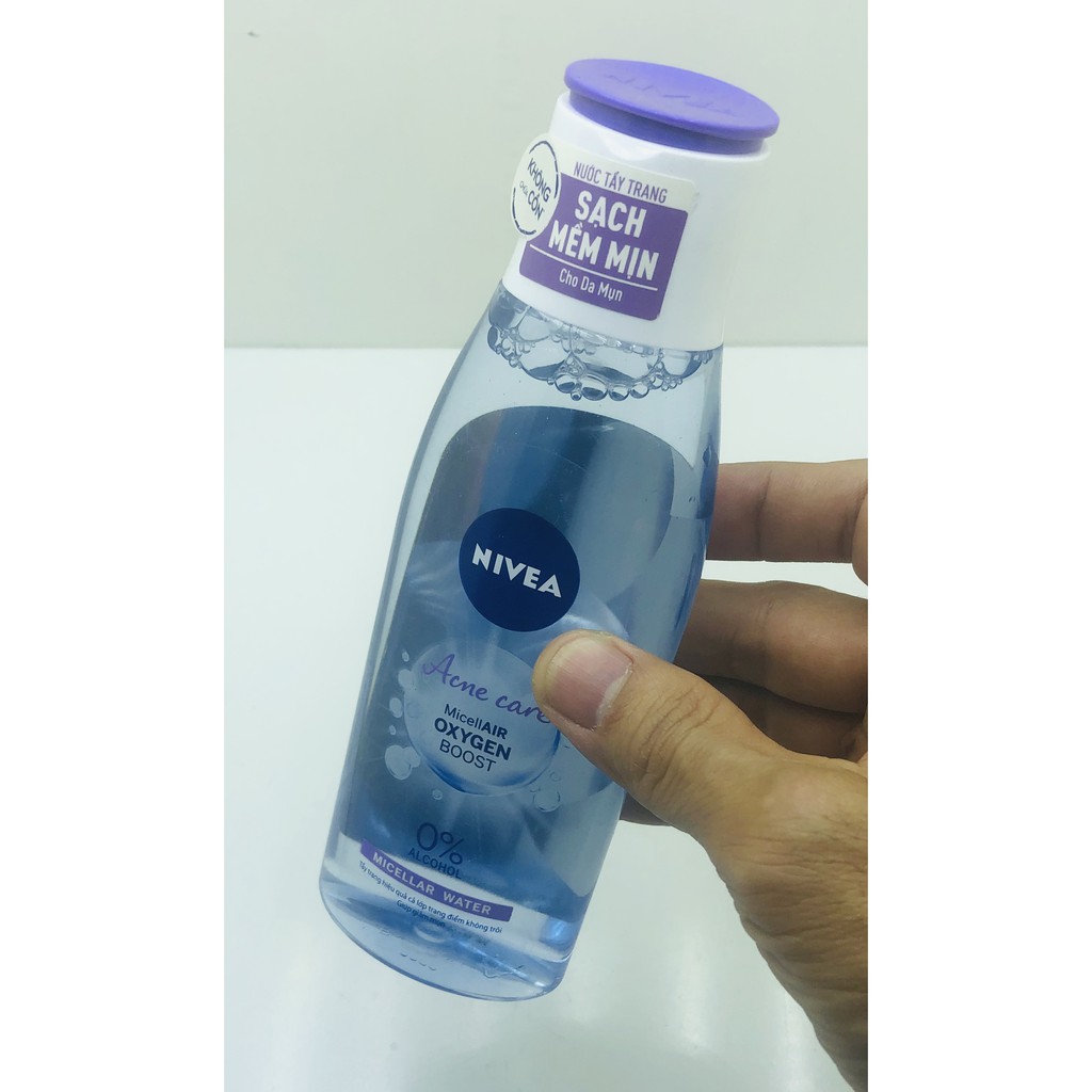 Nước tẩy trang Nivea không cồn mẫu mới 200ml