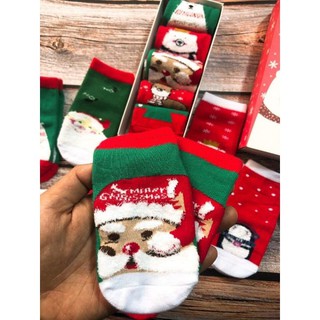 Combo 5 đôi tất noel đáng yêu cho bé