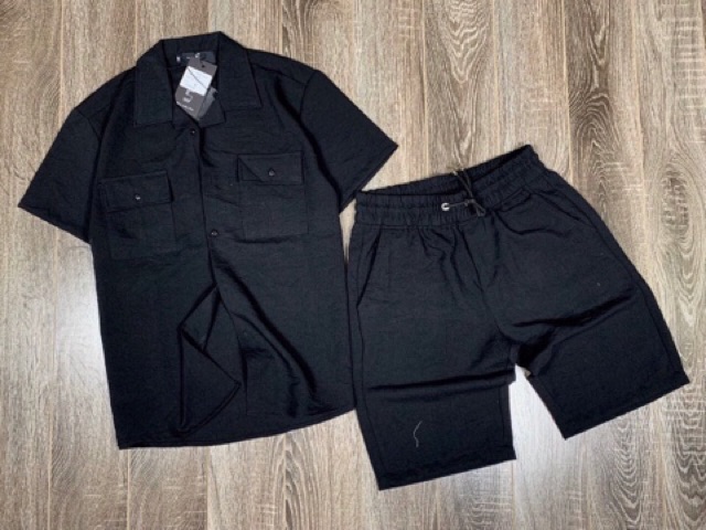 [Giảm Giá] Bộ Đũi Cổ Đức Nam Mùa Hè Cực Mát | BigBuy360 - bigbuy360.vn