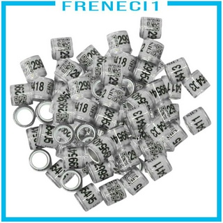 Set 100 Vòng Nhựa Nhôm Gắn Chân Chim Bồ Câu Luyện Tập