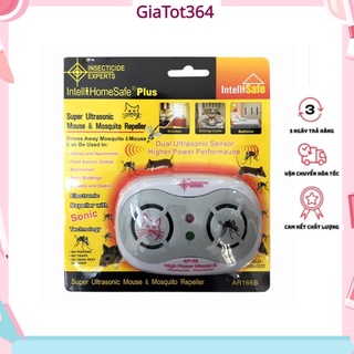 Máy đuổi côn trùng,chuột di động Chính Hãng IntellSafe smart sensor