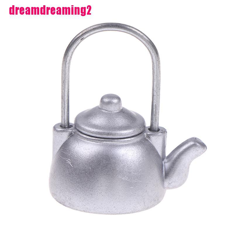 Bộ 3 Mô Hình Ấm Trà Mini Trang Trí Nhà Búp Bê