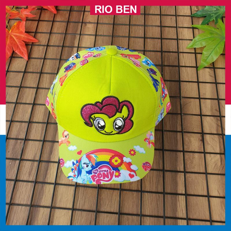 Nón cho bé nhỏ thêu hình dễ thương, bé từ 2-5 tuổi RBN046