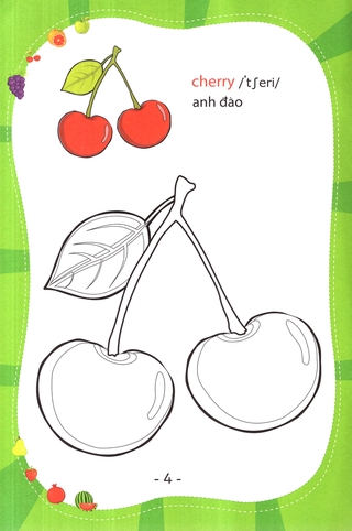 Coloring Book! Tô Màu Trái Cây