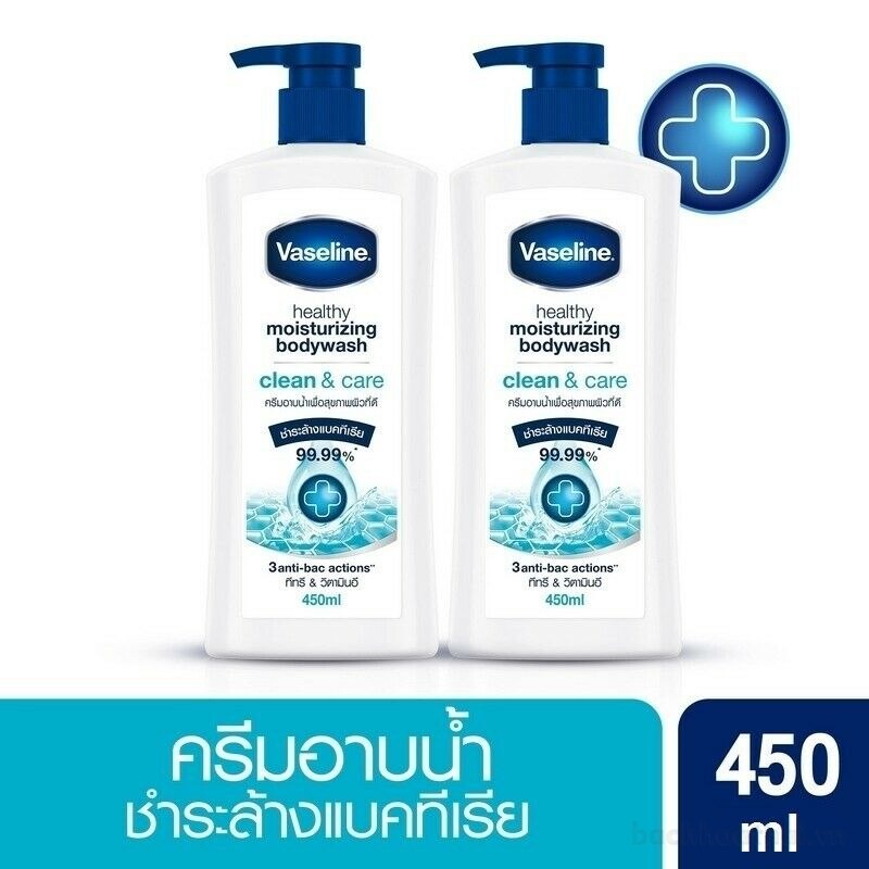Vaselıne Healthy Moisturizing Body Wash sữa tắm dưỡng ẩm da 2in1 Thái Lan