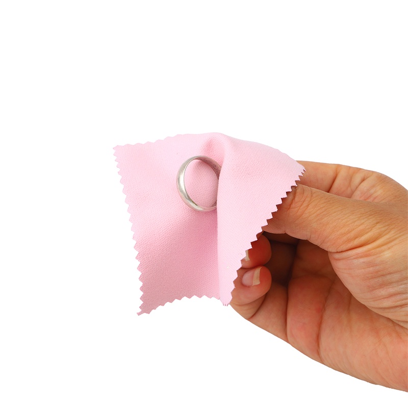 Khăn nhung BEADIA hai mặt hình vuông tinh tế dùng cho trang sức/kính