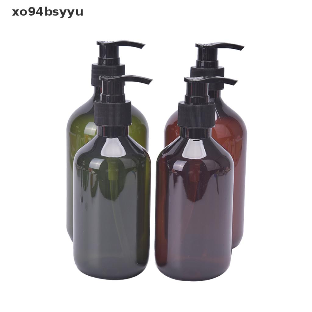 Chai Nhựa Rỗng Màu Hổ Phách Kèm Đầu Bơm Mẫu Thử Xo94Bsyu