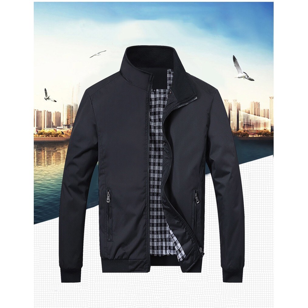 Áo Khoác Dù Dày Caro Nam | BigBuy360 - bigbuy360.vn