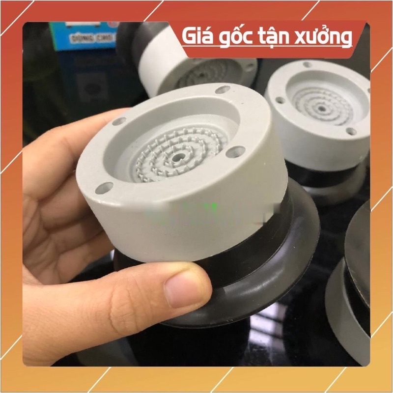 Chân máy giặt chống rung có hít, chống rung máy giặt, chân kê máy giặt bằng cao su