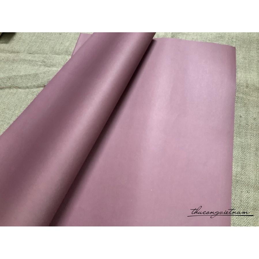 Giấy trơn gói quà, bó hoa 50*70cm