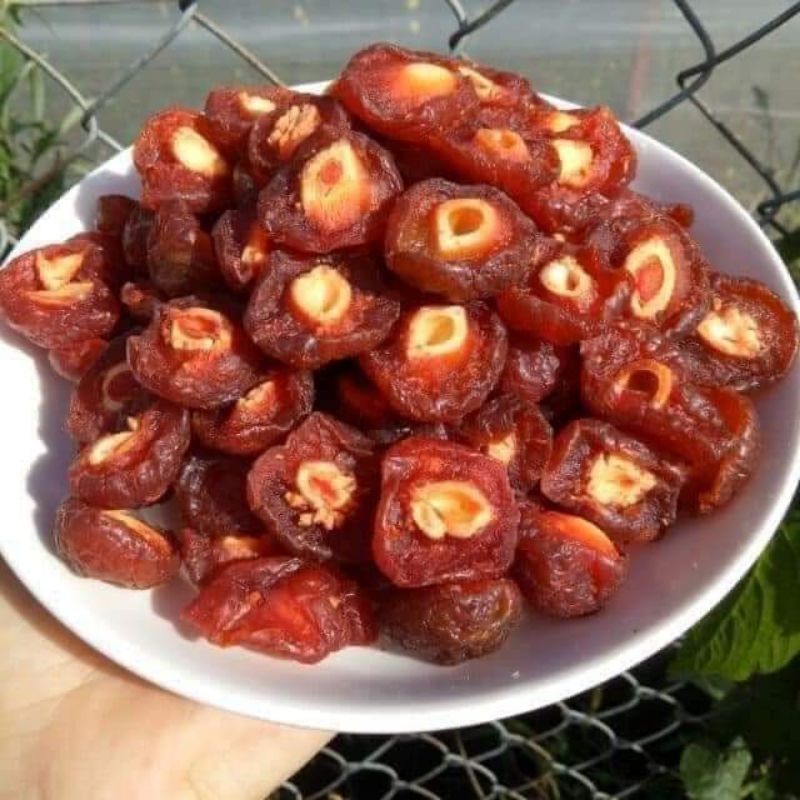 Hũ 500g Mứt Đào Chẻ  💥FREESHIP💥 Chua ngọt giòn ngon