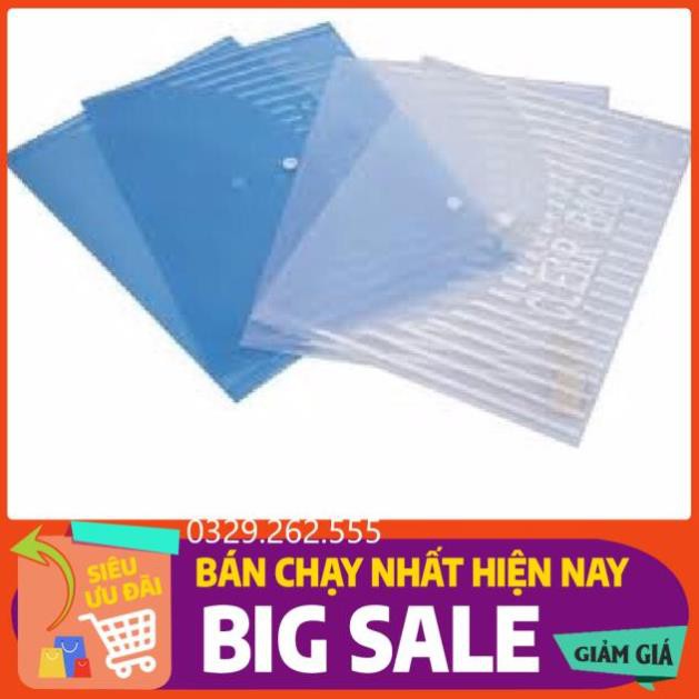 (FreeShip) Túi clear bag túi cúc bấm màu trắng đẹp