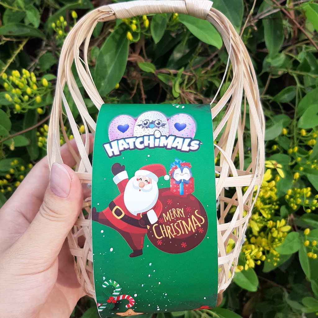 Giỏ tre quà tặng đựng trứng Hatchimals