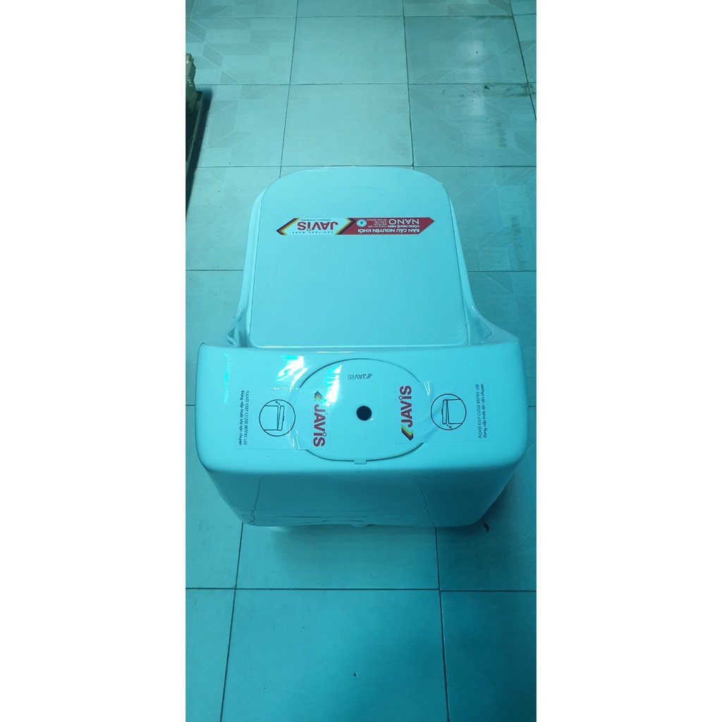 Bồn cầu Trứng vuông liền khối JAVIS JV-C501, công nghệ men Nano, chống bám bẩn và diệt khuẩn, siêu bền