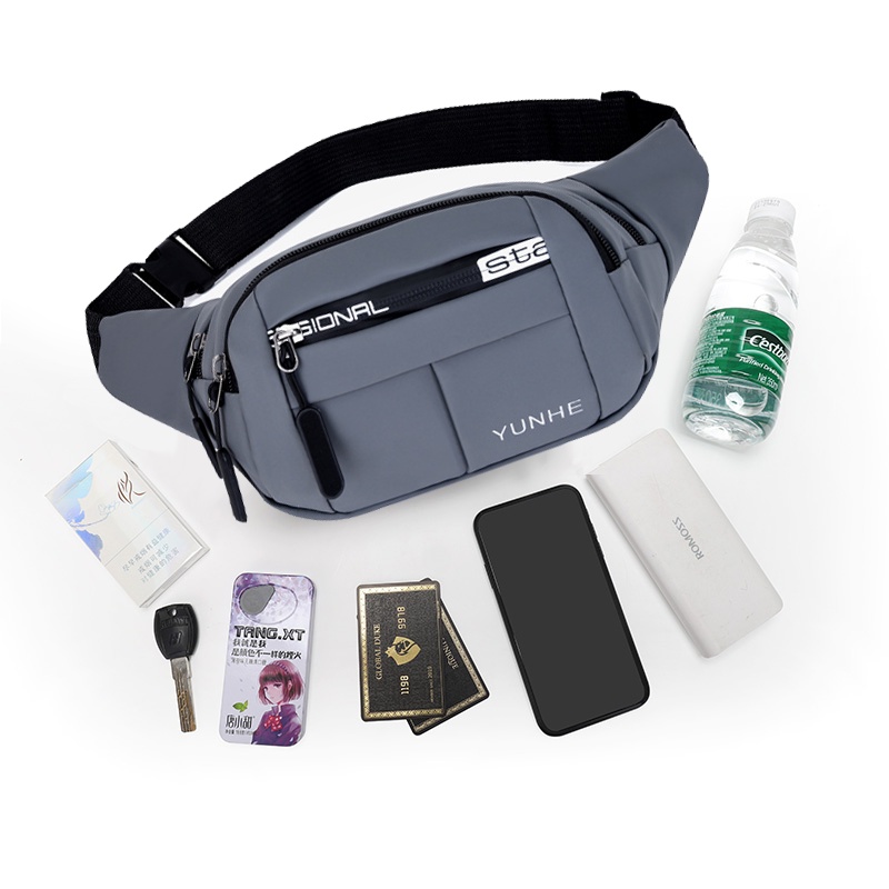 Túi Đeo Chéo Trước Ngực Vải Oxford Chống Nước Nhiều Ngăn Đa Năng Thời Trang Phong Cách Mới Giản Dị Dành Cho Bạn Nam